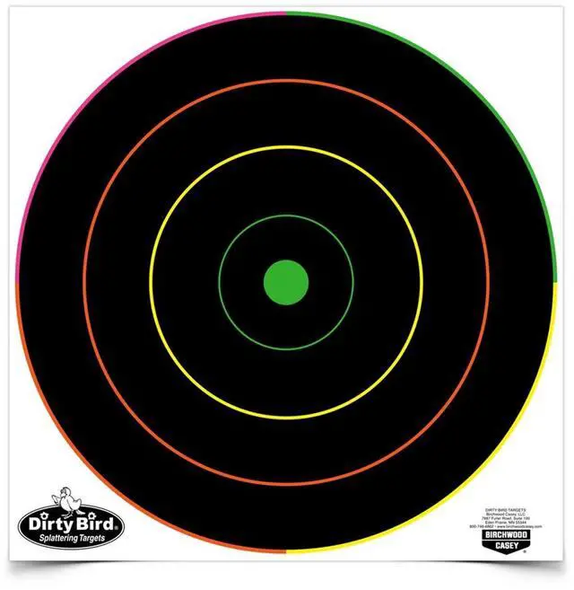 Main image of Dirty Bird 12" Bullseye Paper Shooting Targets