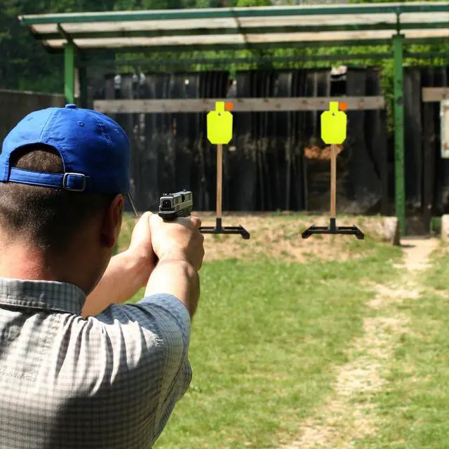 Alt view image 6 of 7 - 2x4 Shooting Target Stand for Outdoors, Carbon Steel Target Stand Kit