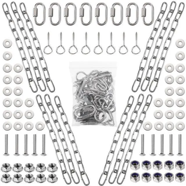 Main image of Complete Hanging Target Gong Mounting Kit AR500 3/8" Steel Shooting Mounting Kit Steel Target Hanger