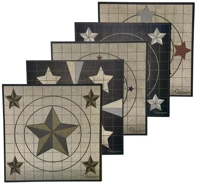 Main image of Thermal Targets Extra-Bright Passive Zeroing Rifle Targets with Thermal Squares, Durable Outdoor Range Practice, No Tilting or Power Required