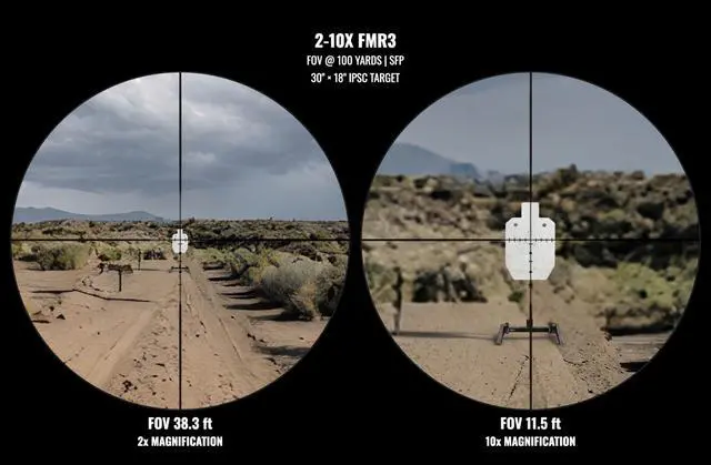 Alt view image 5 of 7 - Panzer 2-10x40 MPVO Rifle Scope with AO Adjustable Objective and Offset Scope Mount