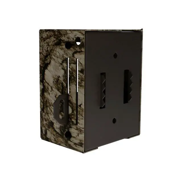 Alt view image 3 of 7 - Security/Bear Box - Durable Mountable Weather-Resistant Anti-Theft Wildlife Surveillance Game Hunting Trail Camera Protective Heavy-Duty Metal Box