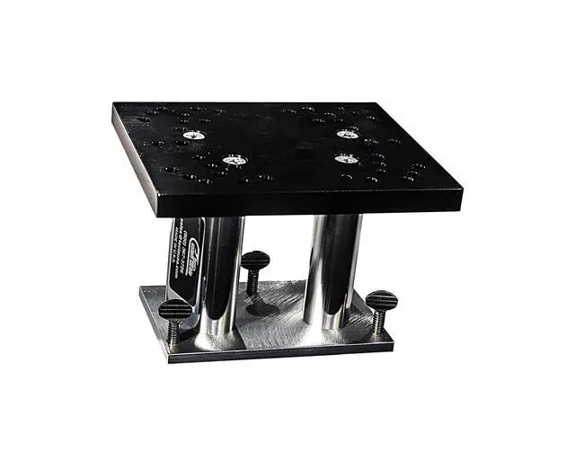 Alt view image 3 of 6 - Fixed Mount Downrigger Base, 4-Inch, Silver (MF2980)