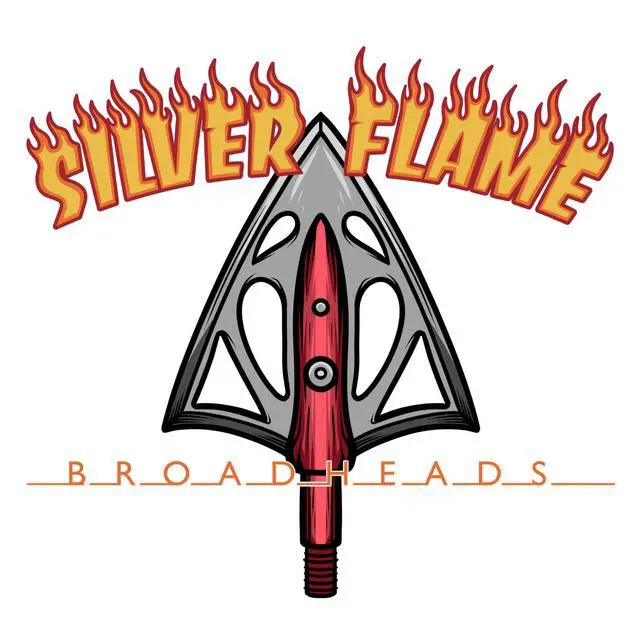 Alt view image 6 of 6 - Overkill Silver Flame Double Bevel Broadheads, 100/125/125XL/200XXL Grains, Razor Sharp, Stainless Steel Blades, 1 1/8" Wide Cut, Bone Breaking, for All Bows & Crossbows, 3 Pack