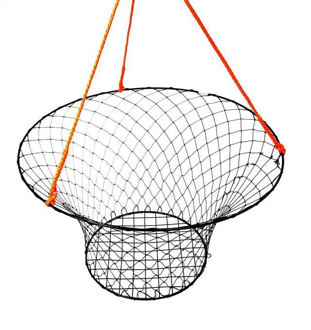 Alt view image 2 of 6 - Vinyl Coated 30-Inch Crab Ring with 50-feet Rope and Accessories