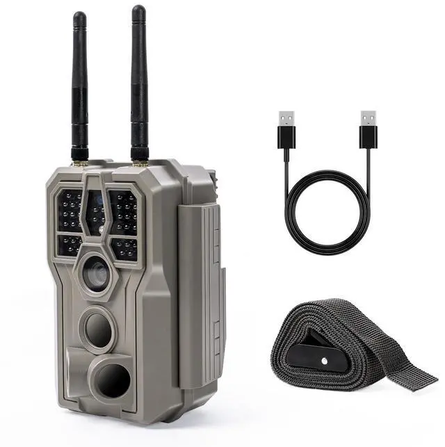 Main image of E8 2.0 WiFi Bluetooth Trail Camera (Non-Cellular), 4K Video & 64MP Photo,Dual Antennas, Stable Connection, On-Site App Viewing, No-Glow Night Vision, Motion Activated