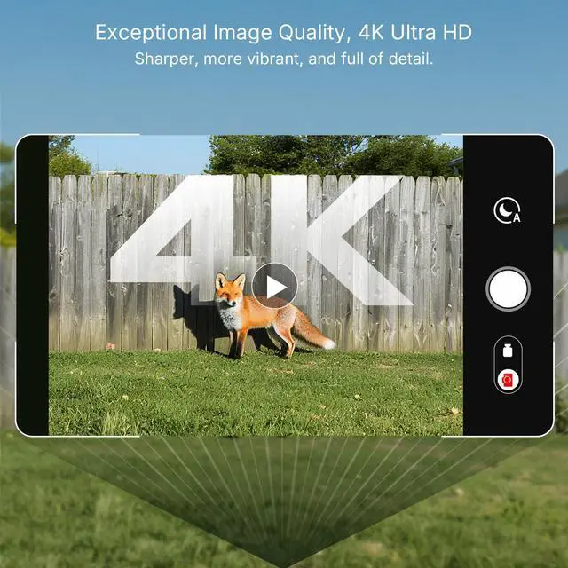 Alt view image 3 of 7 - E8 2.0 WiFi Bluetooth Trail Camera (Non-Cellular), 4K Video & 64MP Photo,Dual Antennas, Stable Connection, On-Site App Viewing, No-Glow Night Vision, Motion Activated