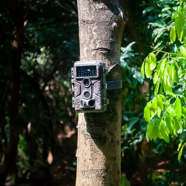 Alt view image 2 of 7 - A3 Trail Camera (Non-Cellular, Non-WiFi), Enhanced Low-Light Performance, 48MP Photo & 1296P HD Video, 0.1s Trigger, 100ft No-Glow Night Vision, Motion Activated Wildlife Camera