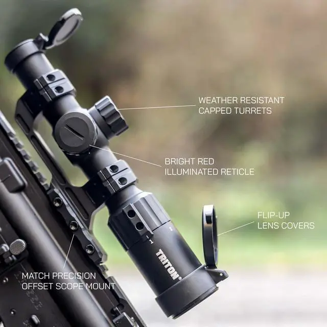 Alt view image 7 of 7 - Ronin 1-6x20 HD Second Focal Plane SFP | Shorty | LPVO Rifle Scope