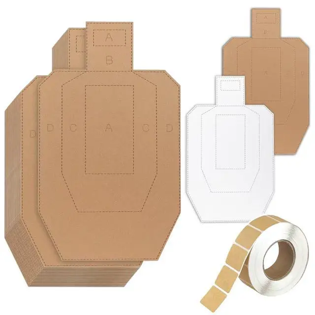 Main image of Shooting Targets, Cardboard and 1000PCS Target Pasters, 30 * 18 inch Tactical Range Shooting Targets for the Range, Cardboard for Practice