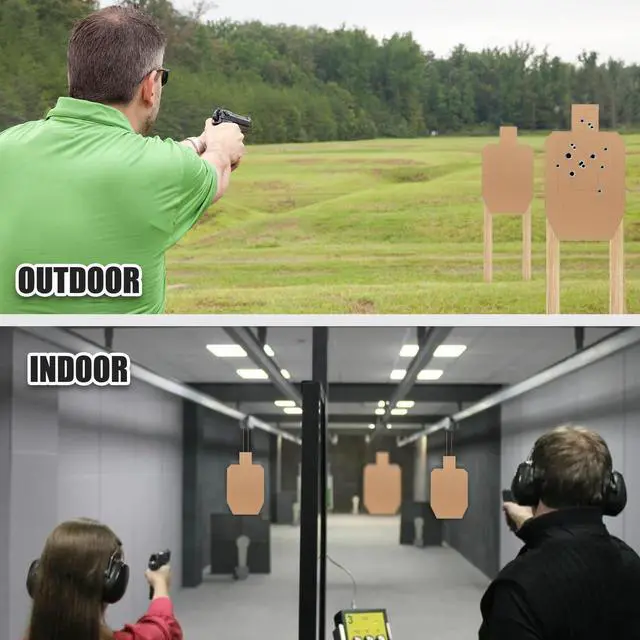 Alt view image 4 of 4 - Shooting Targets, Cardboard and 1000PCS Target Pasters, 30 * 18 inch Tactical Range Shooting Targets for the Range, Cardboard for Practice