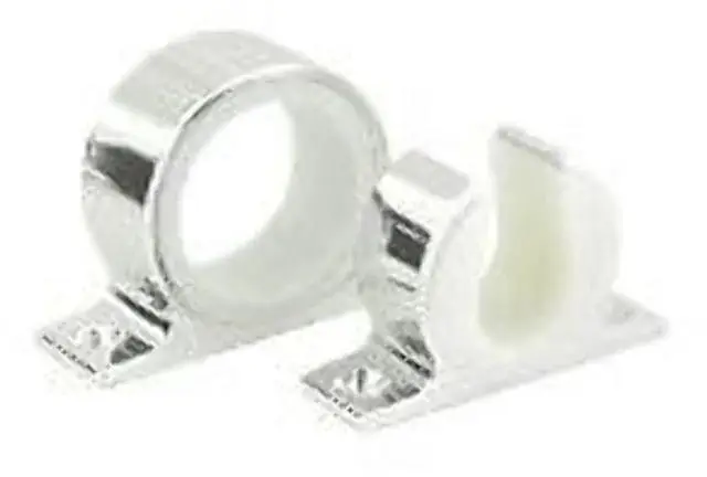 Main image of Lee's MC-70 Single Rod Rack Hanger Holder Lock Ring Silver Set - Fishing Boat MD