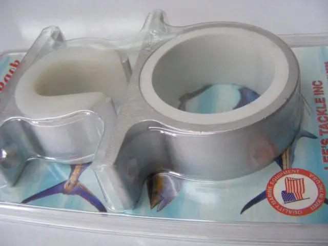 Alt view image 4 of 7 - Lee's MC-70 Single Rod Rack Hanger Holder Lock Ring Silver Set - Fishing Boat MD