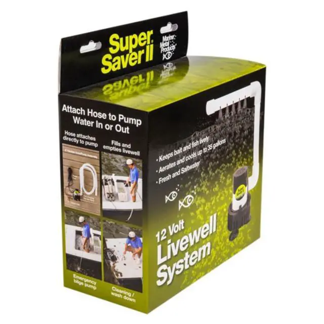 Alt view image 2 of 6 - Super Saver Live Well Bait System & Aerator Kit