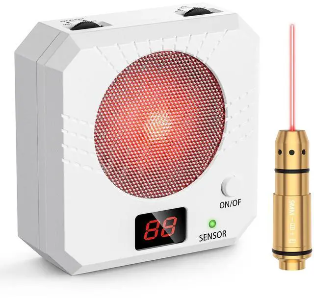 Main image of 9mm Laser Training Cartridge Dry Fire Target Suitable for Dry Fire Laser Training System, 5 Difficulty Grade Rechargeable Target and Training Cartridge with Snap Cap for Shooting Practice