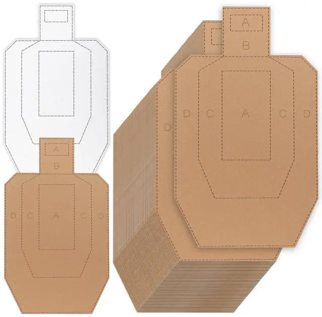 Main image of 30"x18" 2mm Thicken Cardboard Silhouette Shooting Targets - 20/30/50 Pcs Tactical Targets for Shooting Range Practice Competitions Self-Defense Training