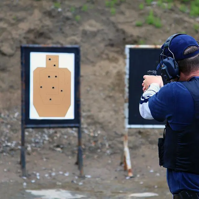 Alt view image 4 of 7 - 30"x18" 2mm Thicken Cardboard Silhouette Shooting Targets - 20/30/50 Pcs Tactical Targets for Shooting Range Practice Competitions Self-Defense Training