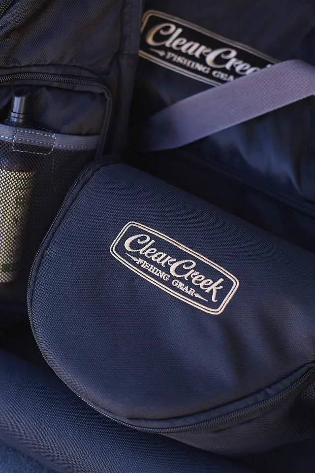 Alt view image 6 of 6 - Portable Fly Fishing Dual Rod & Reel Complete Protection Storage Carrying Case