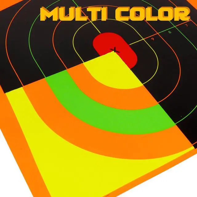 Alt view image 5 of 7 - Silhouette Splatter Paper Targets - Splash Effect of Multiple Colors - 12 x18 Inch