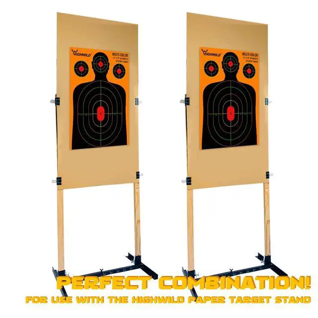Alt view image 6 of 7 - Silhouette Splatter Paper Targets - Splash Effect of Multiple Colors - 12 x18 Inch