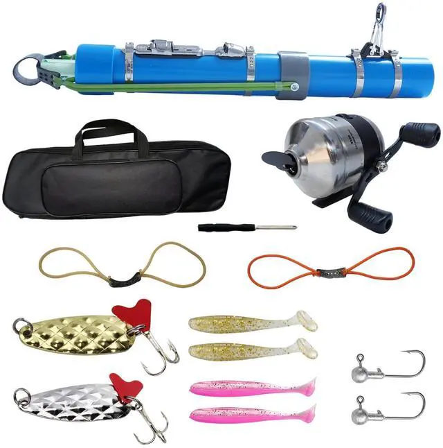 Main image of Upgraded Portable Fishing Catapult Rod with Reel, Durable & Lightweight Telescopic Lure & Bait Launcher for Saltwater & Freshwater