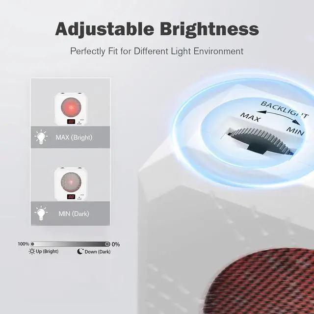 Alt view image 3 of 7 - 9mm Laser Training Cartridge Dry Fire Target Suitable for Dry Fire Laser Training System, 5 Difficulty Grade Rechargeable Target and Training Cartridge with Snap Cap for Shooting Practice