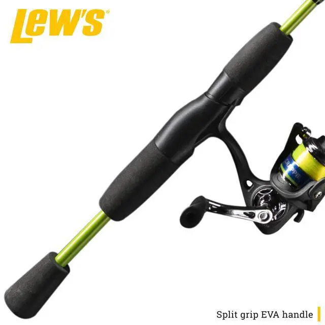 Alt view image 5 of 6 - Crappie Thunder Spinning Reel and Fishing Rod Combo, 2-Piece IM6 Graphite Blank, Right or Left-Hand Retrieve