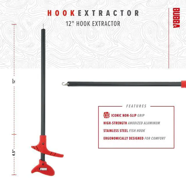 Alt view image 3 of 7 - Hook Extractor with Non-Slip Grip T-Handle with Marine Grade Stainless Steel Hook Extractor for Fishing and Angling