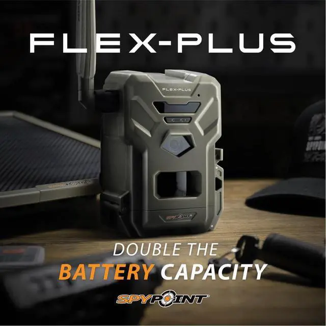 Alt view image 2 of 5 - Flex-Plus Starter Pack Cellular Trail Camera with SD Card, 36MP Photos and 1080p Videos w/Sound, Double The Battery Capacity, GPS-Enabled, Dual-SIM LTE Connectivity