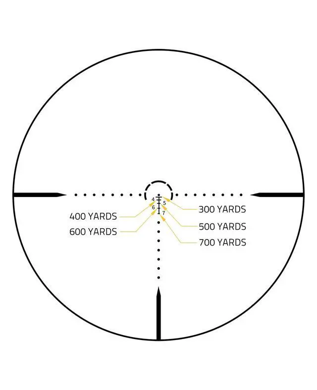 Alt view image 2 of 7 - JackalHowl 1-4x20 LPVO Rifle Scope with Cantilever Mount, Illuminated Reticle Rimfire Scope Compact Riflescope with Zero Reset for Hunting