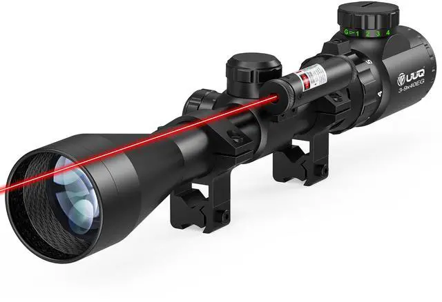Main image of 3-9×40 Rifle Scope with Gun Laser,Fits 20mm /11mm Mounts