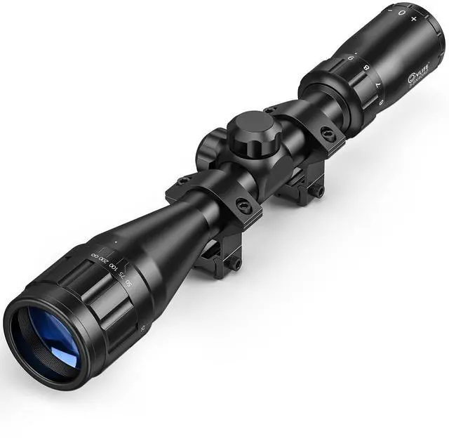 Main image of 3-9x40AO Rifle Scope Optics R4 Reticle Crosshair Scope with Mounts