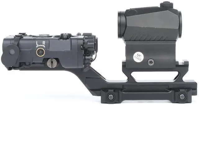 Alt view image 4 of 7 - Tactical Group Type HY Mount Red Dot Riser Mount Laser Combo Adapter Mount Base Picatinny Rail Riser Scope Mount for T1 T2 Optic Scope Sight Holographic