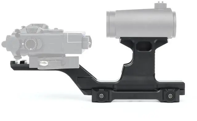 Alt view image 2 of 7 - Tactical Group Type HY Mount Red Dot Riser Mount Laser Combo Adapter Mount Base Picatinny Rail Riser Scope Mount for T1 T2 Optic Scope Sight Holographic