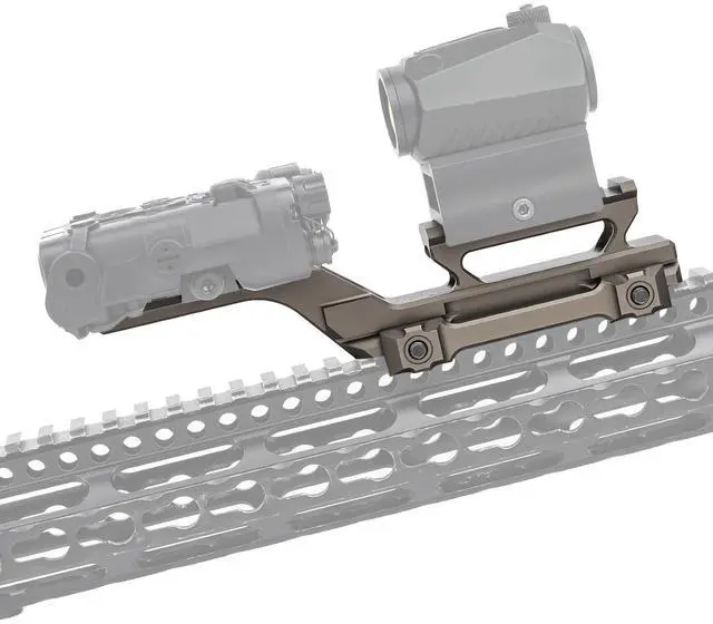 Alt view image 2 of 7 - Tactical Group Type HY Mount Red Dot Riser Mount Laser Combo Adapter Mount Base Picatinny Rail Riser Scope Mount for T1 T2 Optic Scope Sight Holographic
