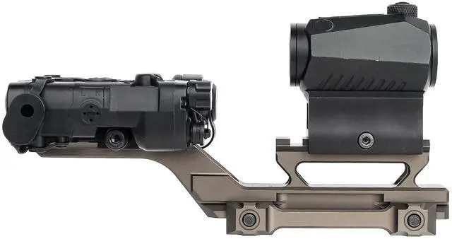 Alt view image 4 of 7 - Tactical Group Type HY Mount Red Dot Riser Mount Laser Combo Adapter Mount Base Picatinny Rail Riser Scope Mount for T1 T2 Optic Scope Sight Holographic