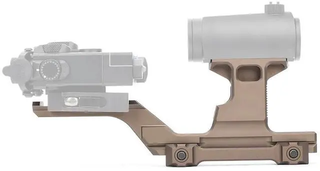 Alt view image 2 of 7 - Tactical Group Type HY Mount Red Dot Riser Mount Laser Combo Adapter Mount Base Picatinny Rail Riser Scope Mount for T1 T2 Optic Scope Sight Holographic