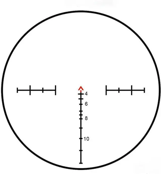 Alt view image 2 of 2 - 4x32 Scope Prism Scope Red Fiber Scope Black