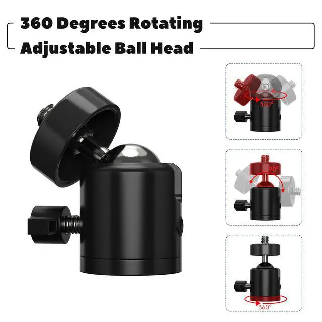Alt view image 3 of 7 - Trail Camera Tree Mount: 360 Degrees Adjustable Game Camera Mount with 1/4 inch Screw, Easy Installation & Compact Sturdy