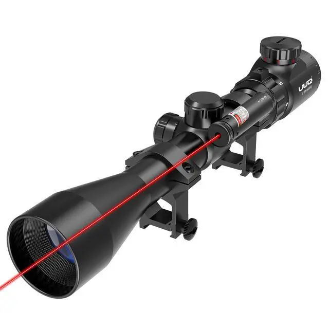 Main image of 3-9×40 Rifle Scope with Gun Laser,Fits 20mm /11mm Mounts