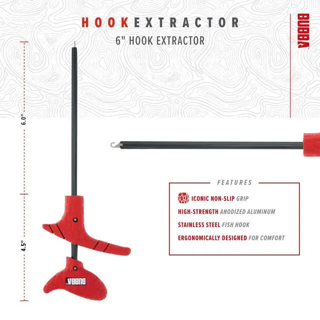 Alt view image 3 of 7 - Hook Extractor with Non-Slip Grip T-Handle with Marine Grade Stainless Steel Hook Extractor for Fishing and Angling