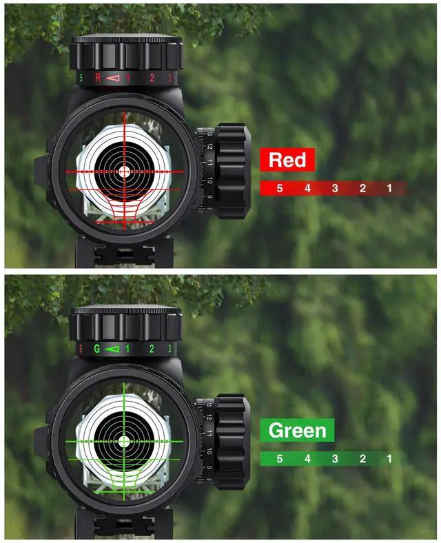 Alt view image 4 of 7 - 3-9x32 Scope Combo with Dual Illuminated Scope Optics & 4 Holographic Reticle Red/Green Dot Sight & IIIA/2MW Laser Sight Rangefinder Illuminated Reflex Sight & 20mm Mount