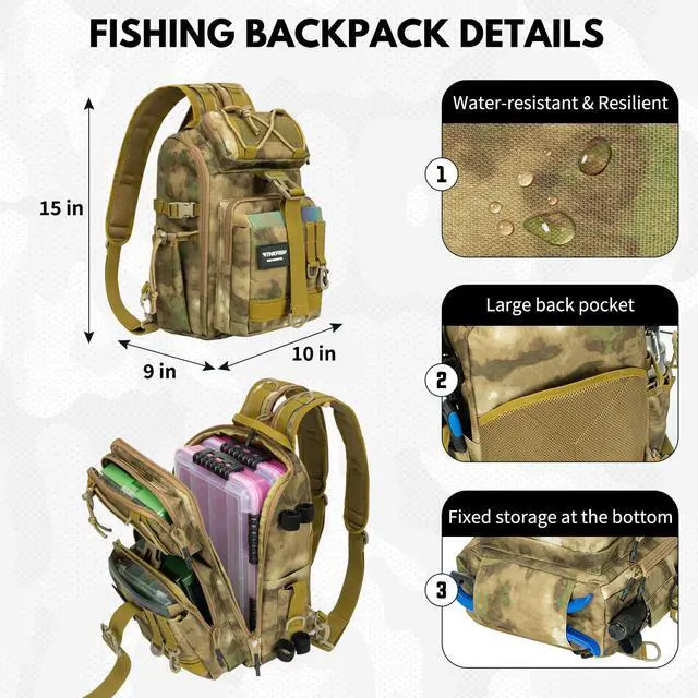 Alt view image 3 of 7 - Telescoping Fishing Rod and Reel Combo with Backpack, Carbon Fiber Travel Fishing Pole Spinning Reel Kit with Fishing Lures, Fishing Tools Kit for Men