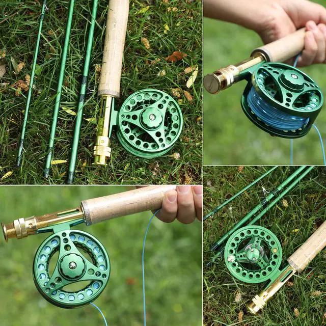 Alt view image 6 of 7 - Saltwater Freshwater Fly Fishing Rod with Reel Combo Kit
