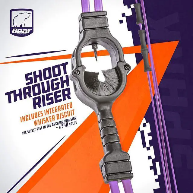 Alt view image 4 of 7 - Spark Youth Bow Set, Recommended for Ages 5 to 10, Ambidextrous, Includes 2 Arrows, Armguard, Quiver