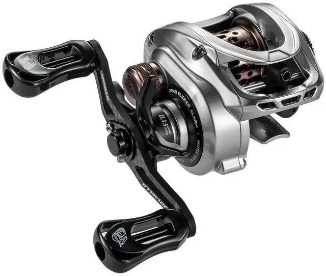 Main image of HICC50 Compact Baitcaster Fishing Reels - 4.7oz Ultra Smooth Bait Finesse Casting 30 Magnetic Brake, 7.1:1/8.1:1 Ratio10+1 Double Shield Bearing for Saltwater Freshwater with Dual spools