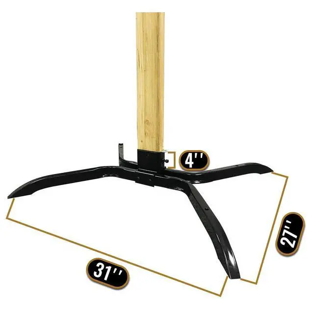 Alt view image 6 of 7 - Target Stand System - AR500 Steel Target with 2x4 Mount Kit