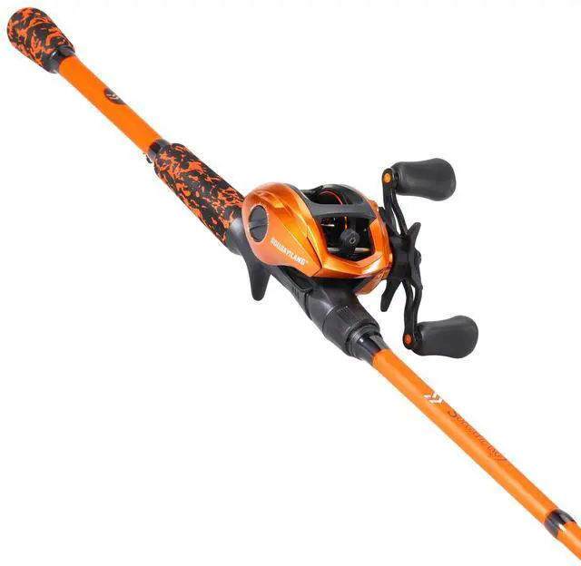 Main image of Baitcaster Combo IM7 Graphite M/MH 2-Piece Travel Rod, 6.3:1 High-Speed Reel,18LB Drag for Bass, Catfish, Trout, Panfish