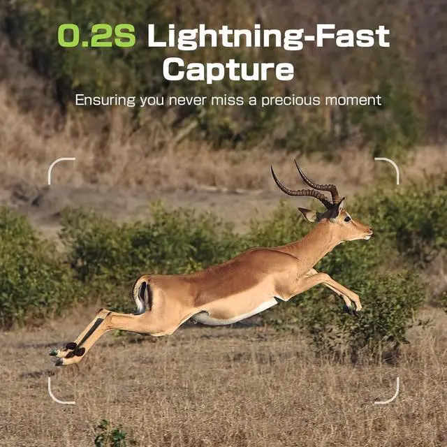 Alt view image 5 of 7 - 4G LTE Cellular Trail Camera, Unlimited Data Plan AI Animal Detection with 2K Live Video Game Camera, No WiFi Needed, IP66 Water-Resistant Trail cam Night Vision & Motion-Activated