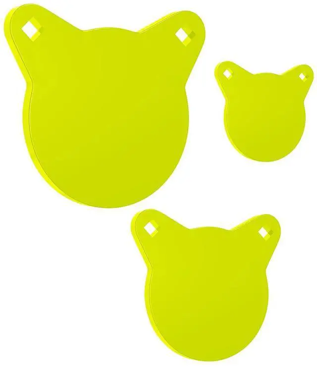 Main image of AR500 Steel Targets for Shooting, 1/2'' Thick Silhouette Gong Combo Metal Targets for Shooting Laser Cut Steel